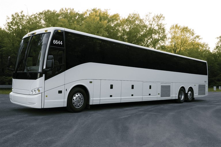 exterior of Wilkes Barre Charter Bus coach bus