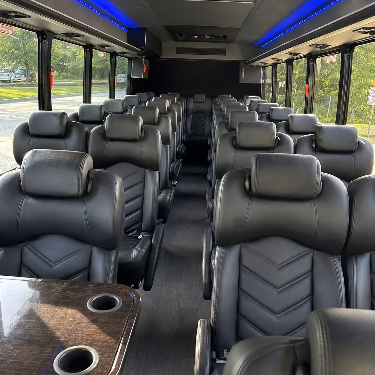 30 passenger minibus interior
