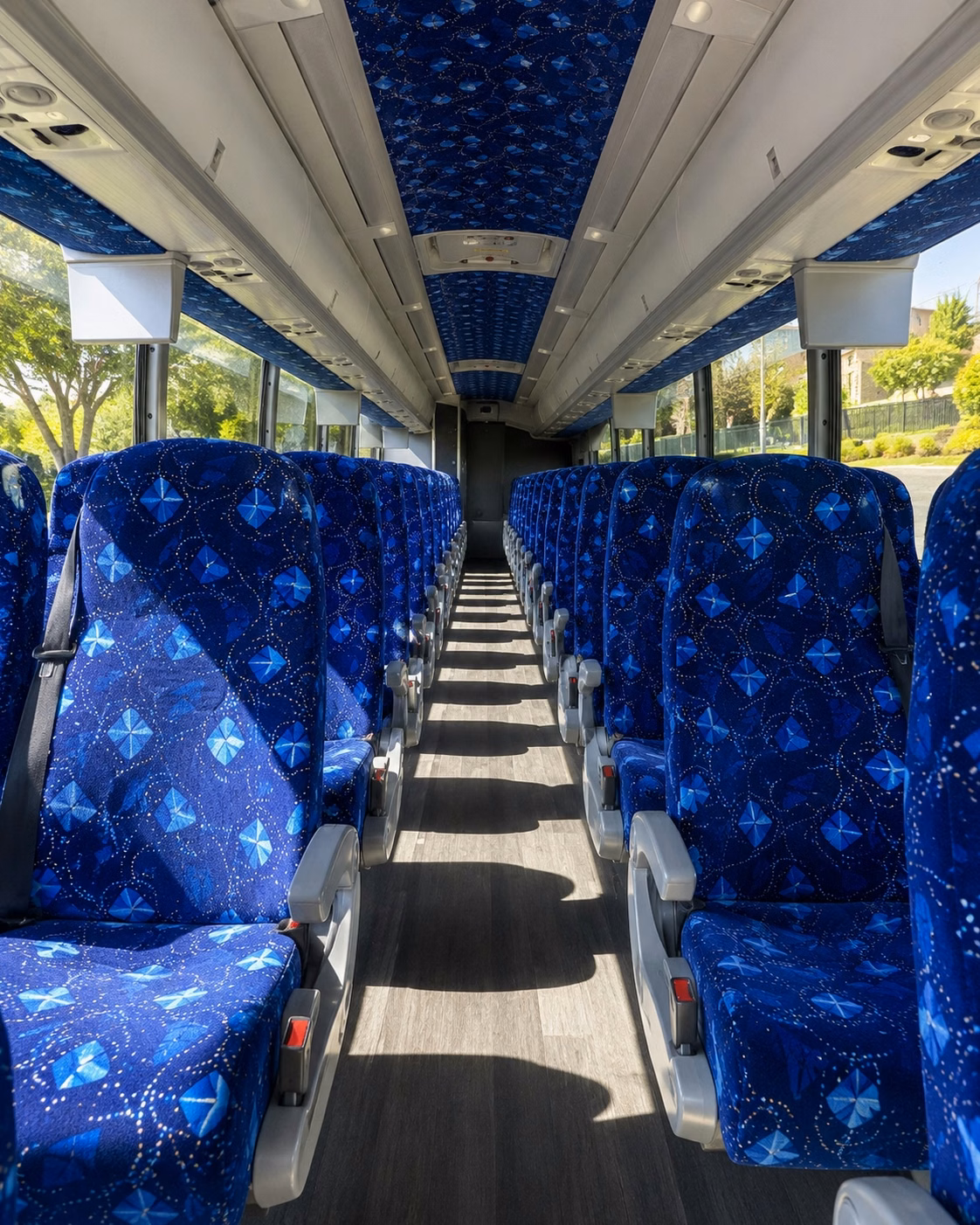 wilkes barre charter bus interior