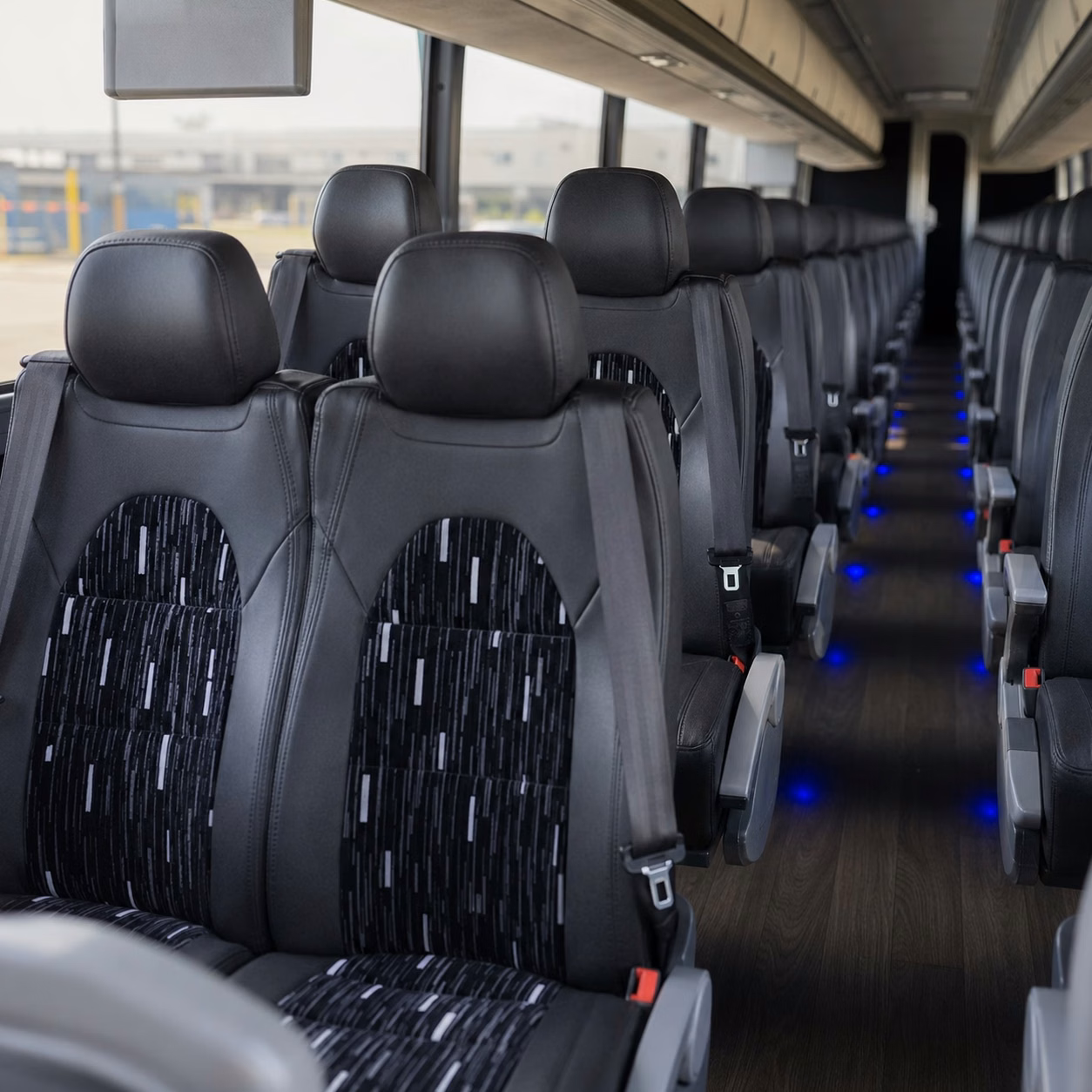 wilkes barre charter bus rental interior